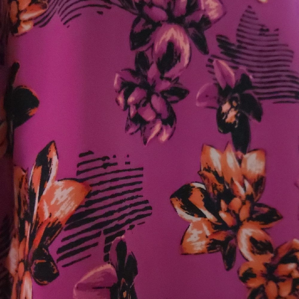 Apt. 9 Floral Cold Shoulder Blouse - Picture 6 of 6